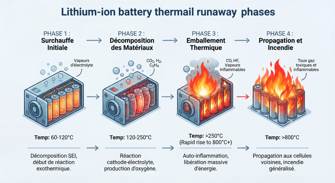 emballement thermique batterie lithium