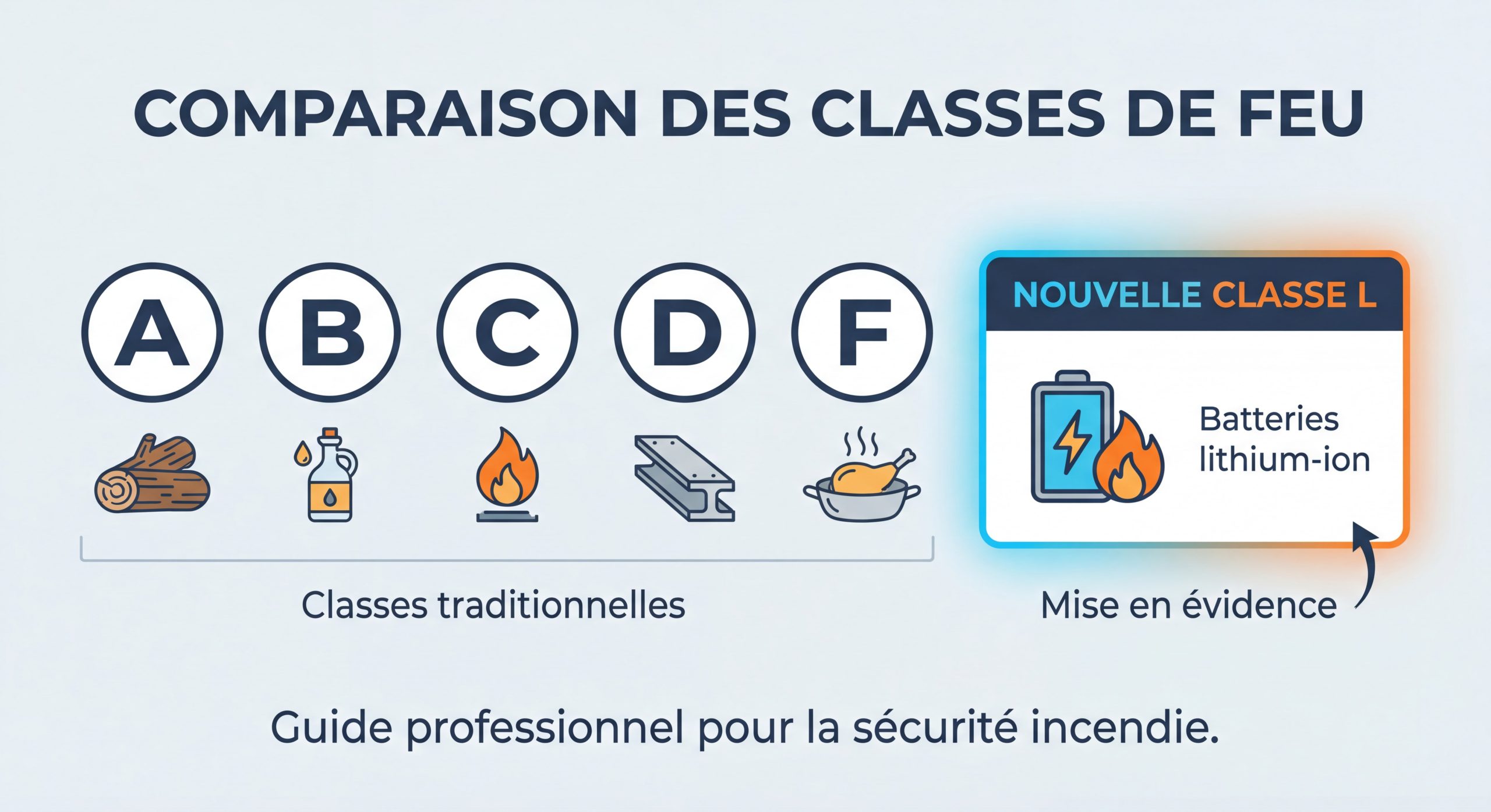 Classe L feu batterie Lithium