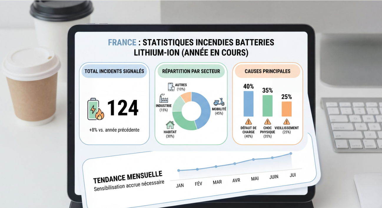 Batteries Lithium : 5 Cas Réels d&rsquo;Incendies qui Ont Changé la Donne en Matière de Protection