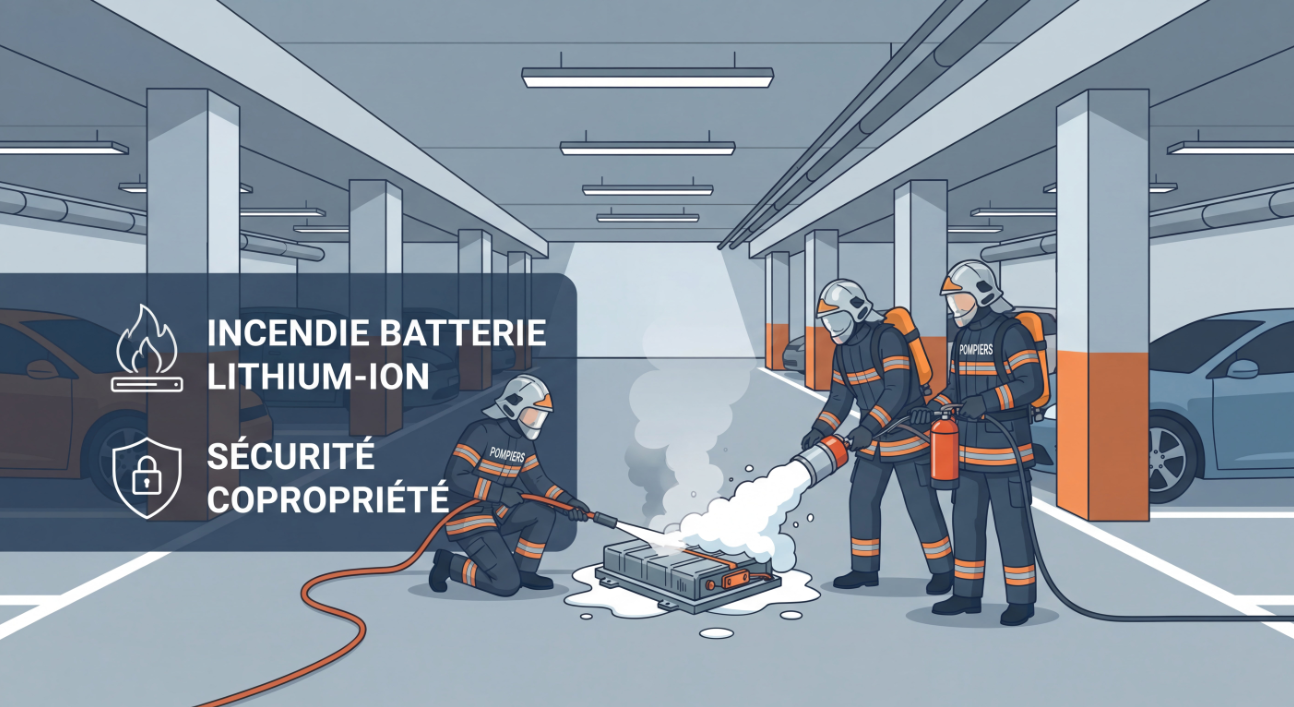 Incendies de Batteries Lithium-Ion : Problématique dans un syndic et gestion des risques